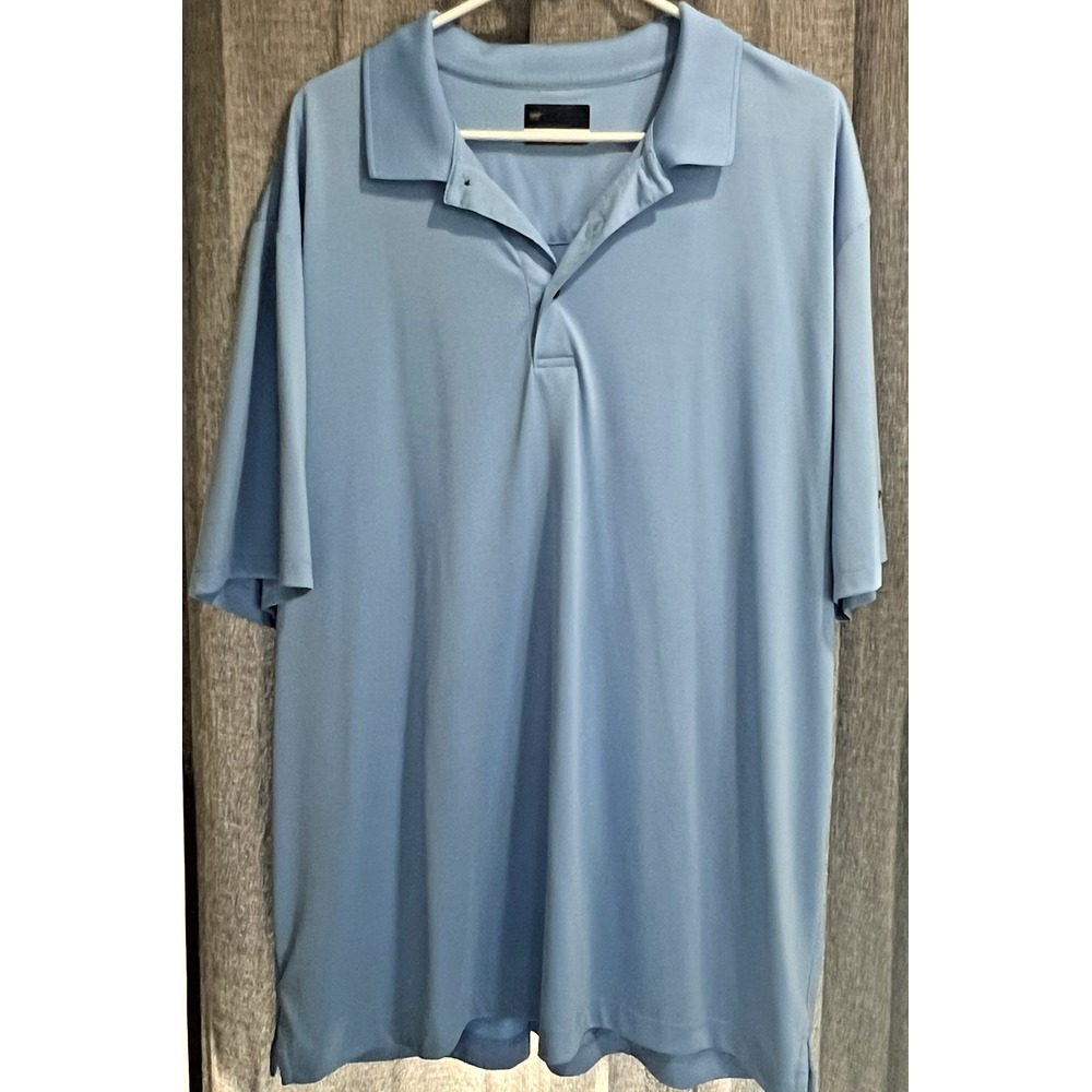 Jack‎ Nicholson Adult XXL StayDri Blue Golf Polo Athletic Golf Mens Collar Soft